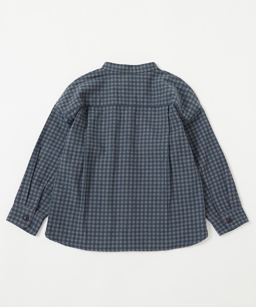 devirock（デビロック）の「バンドカラー ネルシャツ（シャツ/ブラウス・キッズ・その他1/その他2/その他3・140cm/150cm/100cm/160cm/110cm/120cm/130cm）」の9枚目の写真