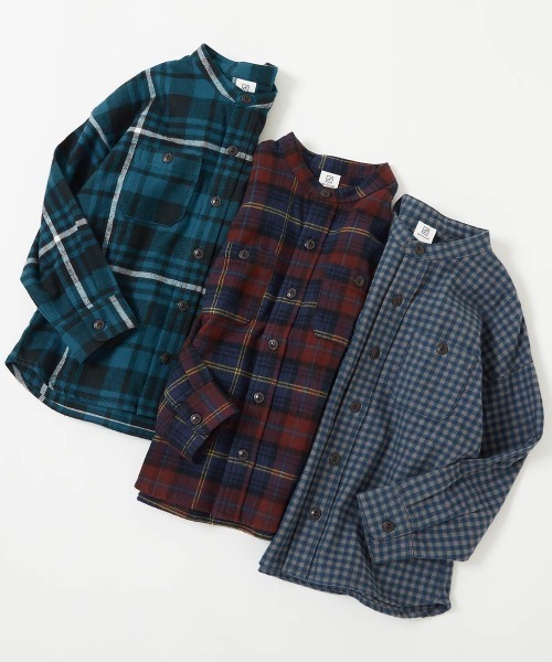 devirock（デビロック）の「バンドカラー ネルシャツ（シャツ/ブラウス・キッズ・その他1/その他2/その他3・140cm/150cm/100cm/160cm/110cm/120cm/130cm）」の14枚目の写真