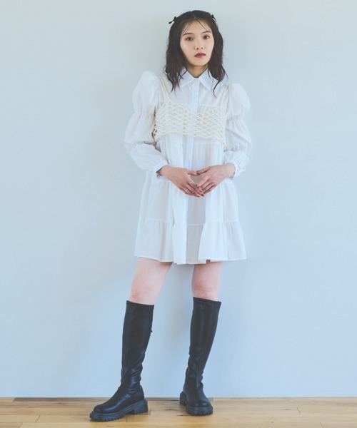 paravion（パラビオン）の「大好評につき再販売パールビスチェ（その他トップス・レディース・ホワイト・FREE）」の3枚目の写真