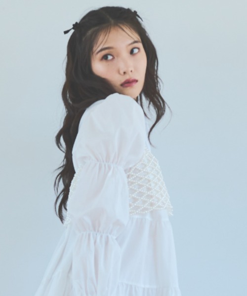 paravion（パラビオン）の「大好評につき再販売パールビスチェ（その他トップス・レディース・ホワイト・FREE）」の7枚目の写真