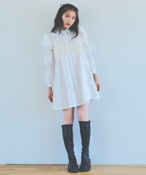 paravion（パラビオン）の「大好評につき再販売パールビスチェ（その他トップス・レディース・ホワイト・FREE）」の8枚目の写真