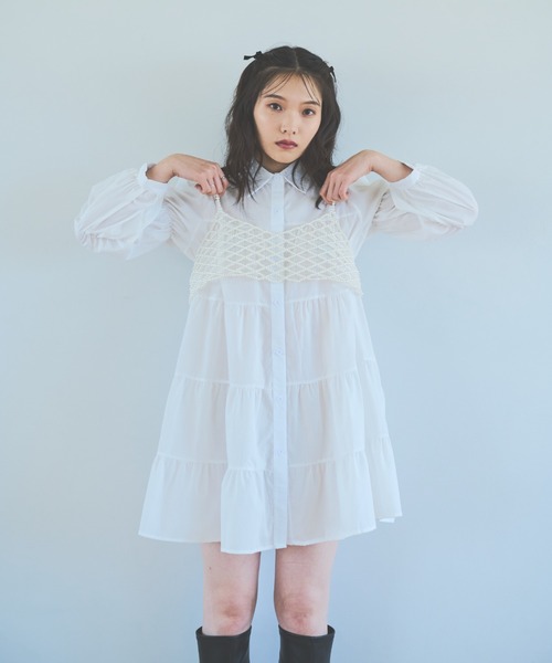 paravion（パラビオン）の「大好評につき再販売パールビスチェ（その他トップス・レディース・ホワイト・FREE）」の9枚目の写真