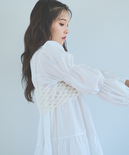 paravion（パラビオン）の「大好評につき再販売パールビスチェ（その他トップス・レディース・ホワイト・FREE）」の16枚目の写真