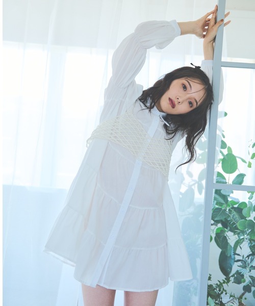 paravion（パラビオン）の「大好評につき再販売パールビスチェ（その他トップス・レディース・ホワイト・FREE）」の19枚目の写真