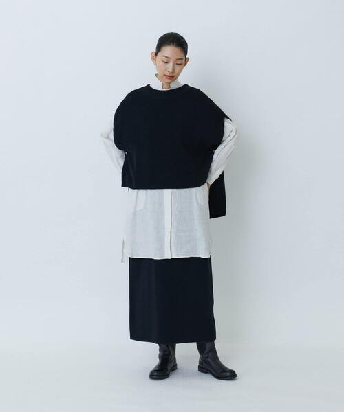 LOISIR（ロワズィール）の「【2WAY】ウール片畦ベスト（ベスト）」 - WEAR