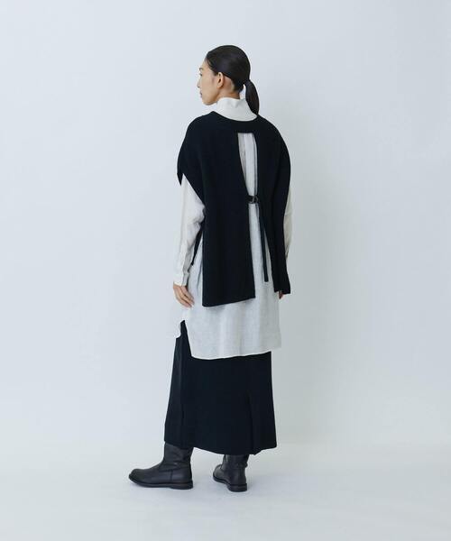 美品】LOISIR ロワズィール ウールカシミヤ ベスト フリーサイズ