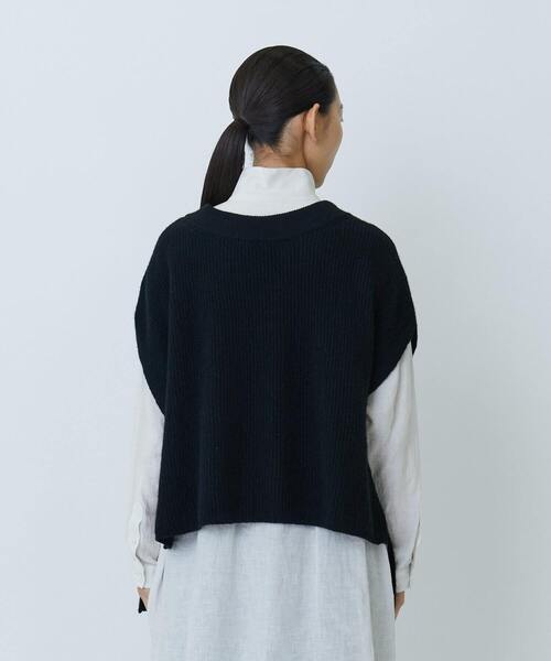 LOISIR（ロワズィール）の「【2WAY】ウール片畦ベスト（ベスト）」 - WEAR