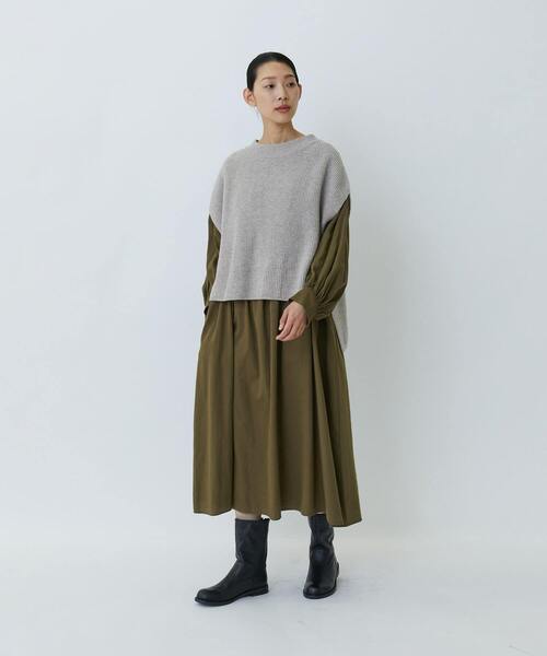 LOISIR（ロワズィール）の「【2WAY】ウール片畦ベスト（ベスト）」 - WEAR