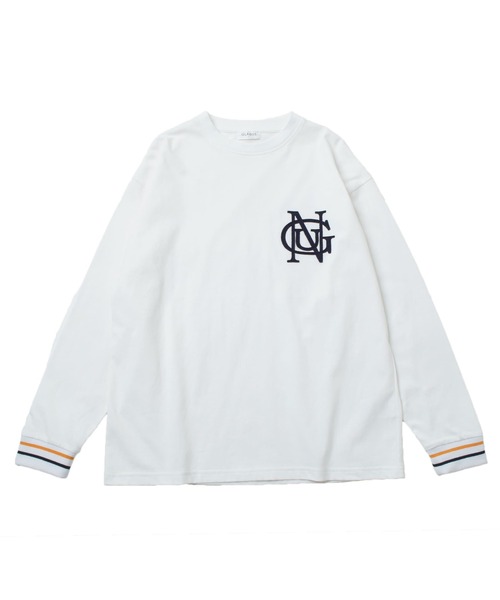 GLAZOS(グラソス)の「ワッペンモチーフ袖リブ配色長袖Tシャツ(Tシャツ/カットソー・キッズ・ホワイト/イエロー/ネイビー・140cm/150cm/160cm/170cm)」の15枚目の写真