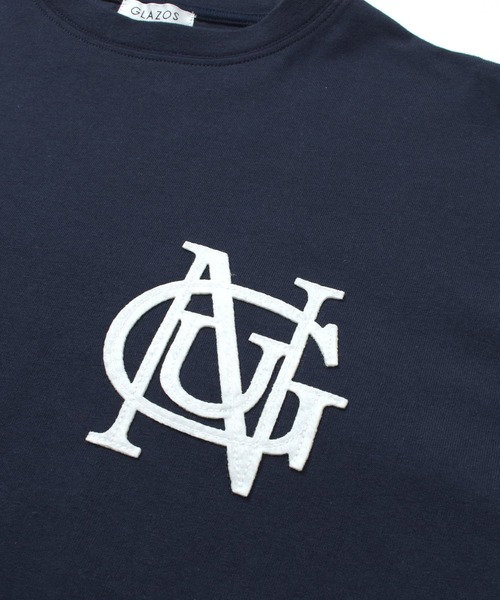 GLAZOS(グラソス)の「ワッペンモチーフ袖リブ配色長袖Tシャツ(Tシャツ/カットソー・キッズ・ホワイト/イエロー/ネイビー・140cm/150cm/160cm/170cm)」の9枚目の写真