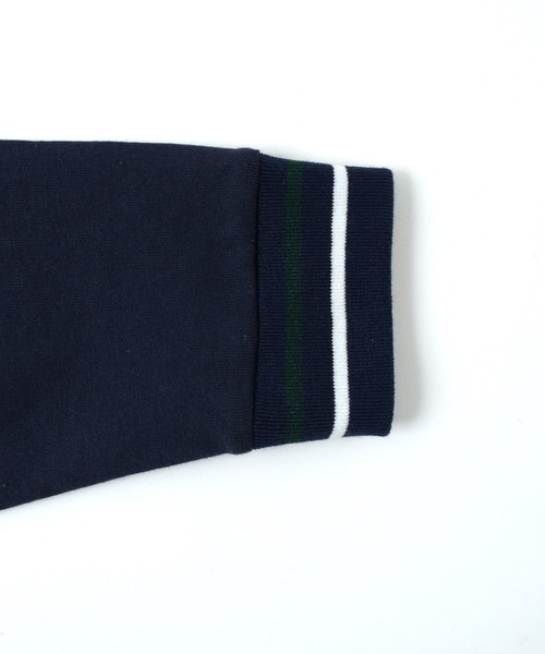 GLAZOS(グラソス)の「ワッペンモチーフ袖リブ配色長袖Tシャツ(Tシャツ/カットソー・キッズ・ホワイト/イエロー/ネイビー・140cm/150cm/160cm/170cm)」の10枚目の写真