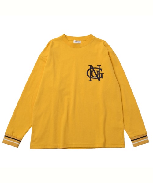 GLAZOS(グラソス)の「ワッペンモチーフ袖リブ配色長袖Tシャツ(Tシャツ/カットソー・キッズ・ホワイト/イエロー/ネイビー・140cm/150cm/160cm/170cm)」の20枚目の写真