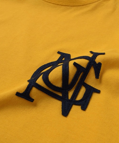 GLAZOS(グラソス)の「ワッペンモチーフ袖リブ配色長袖Tシャツ(Tシャツ/カットソー・キッズ・ホワイト/イエロー/ネイビー・140cm/150cm/160cm/170cm)」の21枚目の写真