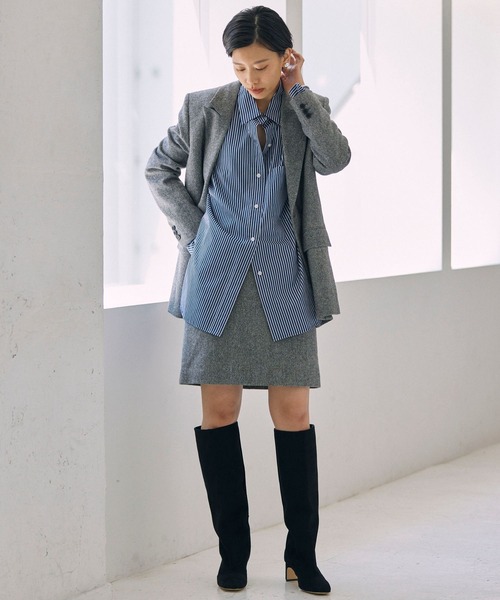 BABYLONE（バビロン）の「[OT]ﾈｯﾌﾟﾂｲｰﾄﾞﾐﾆSK（スカート）」 - WEAR