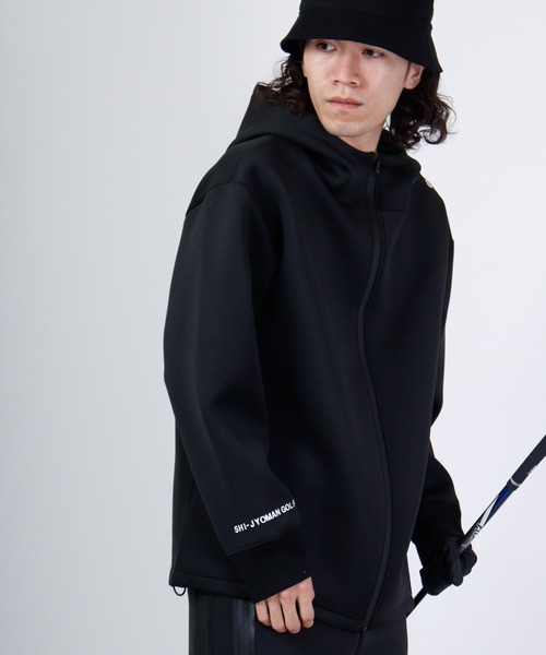 FUNALIVE(ファンアライブ)の「Golf wear full zip hoodie / ゴルフウェア フルジップパーカー unisex(パーカー・メンズ・ブラック系/グレー系/杢グレー/ブラック・XL/L/M)」の7枚目の写真