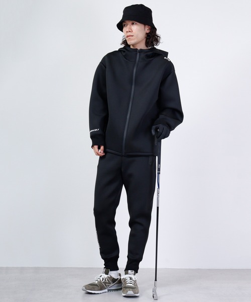 FUNALIVE(ファンアライブ)の「Golf wear full zip hoodie / ゴルフウェア フルジップパーカー unisex(パーカー・メンズ・ブラック系/グレー系/杢グレー/ブラック・XL/L/M)」の9枚目の写真