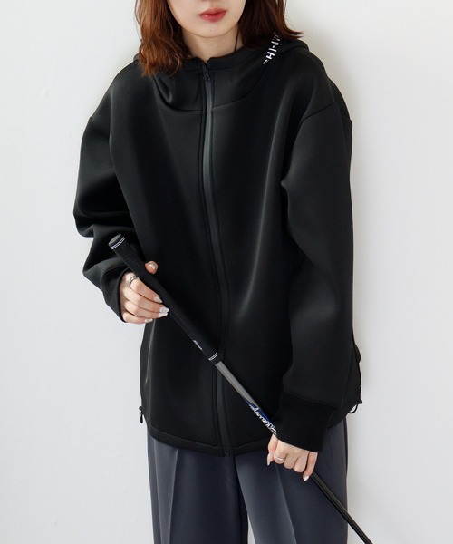 FUNALIVE(ファンアライブ)の「Golf wear full zip hoodie / ゴルフウェア フルジップパーカー unisex(パーカー・メンズ・ブラック系/グレー系/杢グレー/ブラック・XL/L/M)」の10枚目の写真