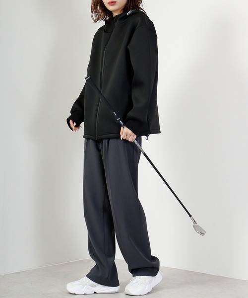 FUNALIVE(ファンアライブ)の「Golf wear full zip hoodie / ゴルフウェア フルジップパーカー unisex(パーカー・メンズ・ブラック系/グレー系/杢グレー/ブラック・XL/L/M)」の13枚目の写真