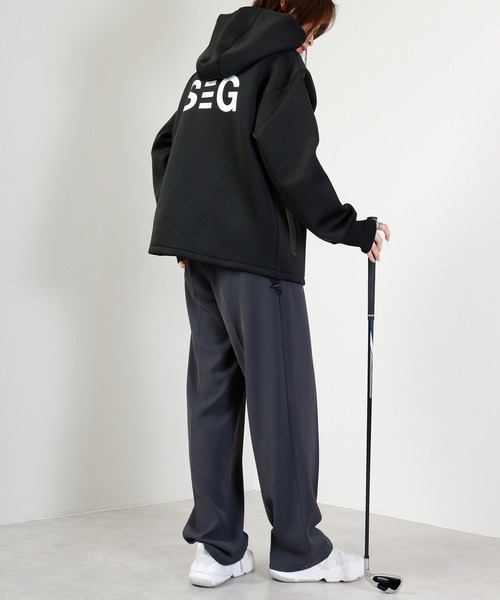 FUNALIVE(ファンアライブ)の「Golf wear full zip hoodie / ゴルフウェア フルジップパーカー unisex(パーカー・メンズ・ブラック系/グレー系/杢グレー/ブラック・XL/L/M)」の14枚目の写真