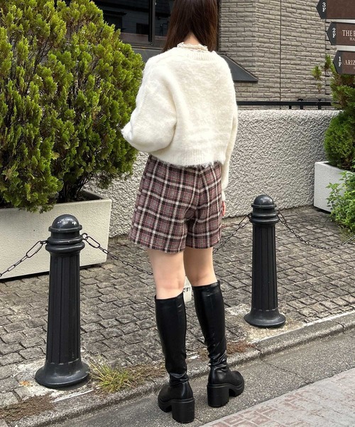 INGNI(イング)の「ロービングチェックビット付ラップスカパン(その他パンツ・レディース・ブラウン系その他2/ブラック系・FREE)」の9枚目の写真