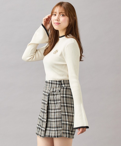 INGNI(イング)の「ロービングチェックビット付ラップスカパン(その他パンツ・レディース・ブラウン系その他2/ブラック系・FREE)」の18枚目の写真