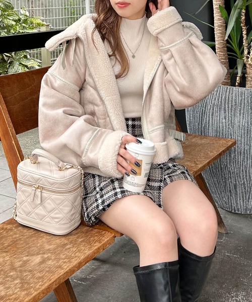 INGNI(イング)の「ロービングチェックビット付ラップスカパン(その他パンツ・レディース・ブラウン系その他2/ブラック系・FREE)」の15枚目の写真