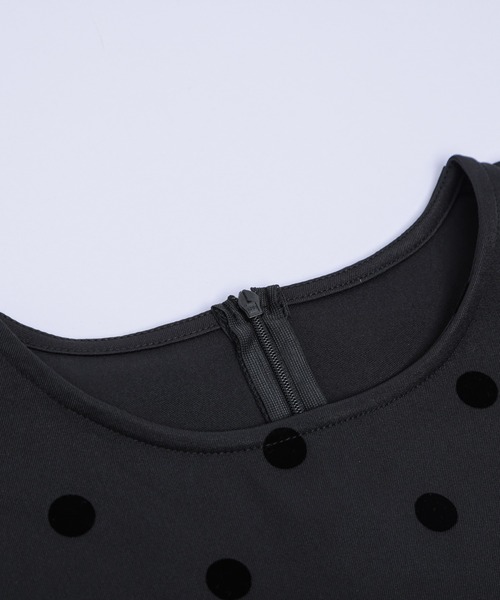 SUGAR BISKET（シュガービスケット）の「ペプラムトップス（Tシャツ/カットソー・レディース・ブラック・フリー）」の13枚目の写真