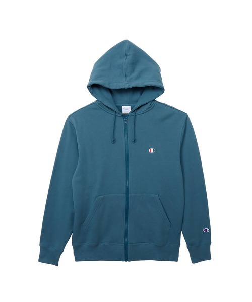 Champion（チャンピオン）の「【Champion/チャンピオン】メンズ ベーシック ジップフーデッドスウェットシャツ（パーカー・メンズ・グレー/オレンジ系その他/ホワイト/オートミール/ブルーグリーン/ブラック/ネイビー/ブラウン系/ダークグリーン系/パープル系その他7/オレンジ系その他6/ブルー系その他/その他35/バーガンディー・LARGE/XX-LARGE/SMALL/MEDIUM/X-LARGE）」の8枚目の写真