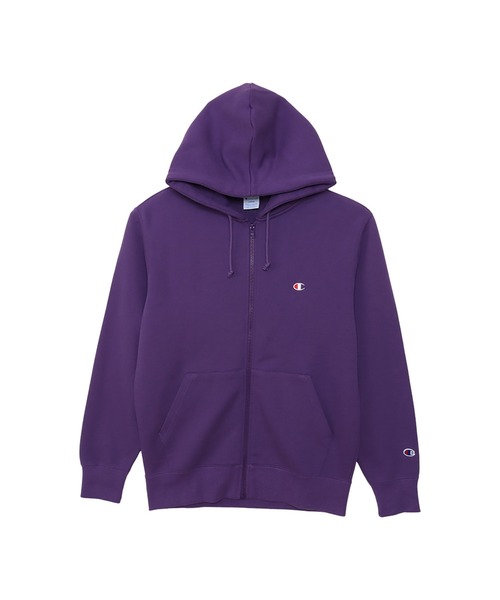 Champion（チャンピオン）の「【Champion/チャンピオン】メンズ ベーシック ジップフーデッドスウェットシャツ（パーカー・メンズ・グレー/オレンジ系その他/ホワイト/オートミール/ブルーグリーン/ブラック/ネイビー/ブラウン系/ダークグリーン系/パープル系その他7/オレンジ系その他6・LARGE/XX-LARGE/SMALL/MEDIUM/X-LARGE）」の9枚目の写真