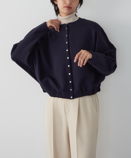 for/c（フォーシー）の「[新色追加]ハイネックシアーニット【サスティナブル】（ニット/セーター・レディース・オレンジ/アイボリー/チャコールグレー/ホワイト/ブルー/ブラック/ピンク/ラベンダー/ライトグレー・LL/M/L）」の17枚目の写真
