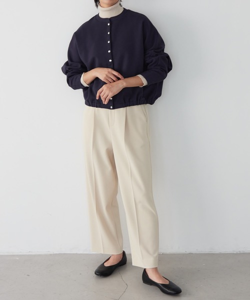 for/c（フォーシー）の「[新色追加]ハイネックシアーニット【サスティナブル】（ニット/セーター・レディース・オレンジ/アイボリー/チャコールグレー/ホワイト/ブルー/ブラック/ピンク/ラベンダー/ライトグレー・LL/M/L）」の18枚目の写真