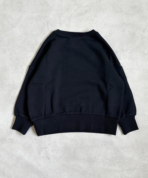 WILD THINGS(ワイルドシングス)の「【WILD THINGS】別注プリントトレーナー(90~150cm)(スウェット・キッズ・ベージュ/パープル/杢グレー/ブラック・140/150/130/100/110/120/90)」の10枚目の写真