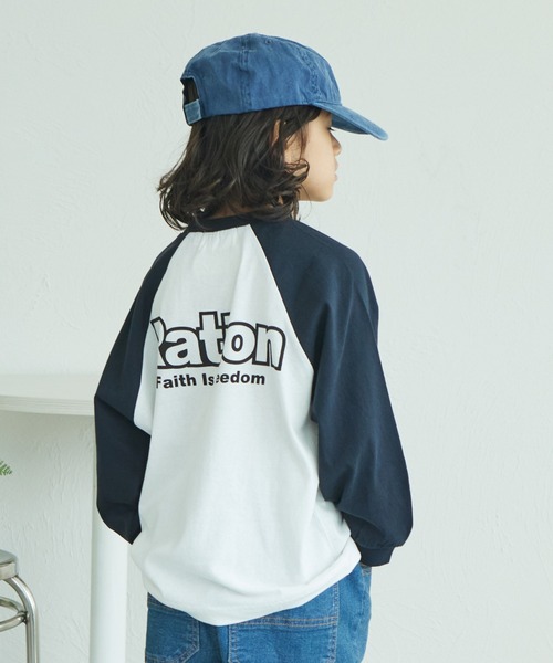 PAIRMANON STREET（ペアマノンストリート）の「【PAIRMANON STREET】アソート バックプリント ラグラン 長袖Tシャツ（Tシャツ/カットソー・キッズ・ブラック系その他3/ブルー系その他/ブルー系その他2/レッド系その他2/イエロー系その他/レッド系その他/ブラウン系その他6/ブラック系その他5/ブラック系その他4・150/140/120/100/130/110/90）」の3枚目の写真