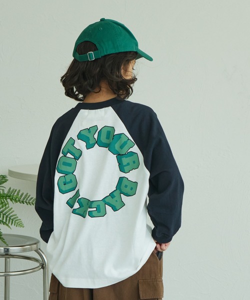 PAIRMANON STREET（ペアマノンストリート）の「【PAIRMANON STREET】アソート バックプリント ラグラン 長袖Tシャツ（Tシャツ/カットソー・キッズ・ブラック系その他3/ブルー系その他/ブルー系その他2/レッド系その他2/イエロー系その他/レッド系その他/ブラウン系その他6/ブラック系その他5/ブラック系その他4・150/140/120/100/130/110/90）」の12枚目の写真