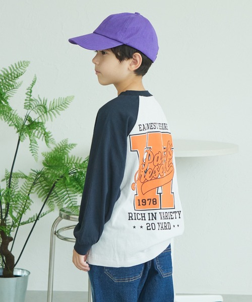 PAIRMANON STREET（ペアマノンストリート）の「【PAIRMANON STREET】アソート バックプリント ラグラン 長袖Tシャツ（Tシャツ/カットソー・キッズ・ブラック系その他3/ブルー系その他/ブルー系その他2/レッド系その他2/イエロー系その他/レッド系その他/ブラウン系その他6/ブラック系その他5/ブラック系その他4・150/140/120/100/130/110/90）」の18枚目の写真