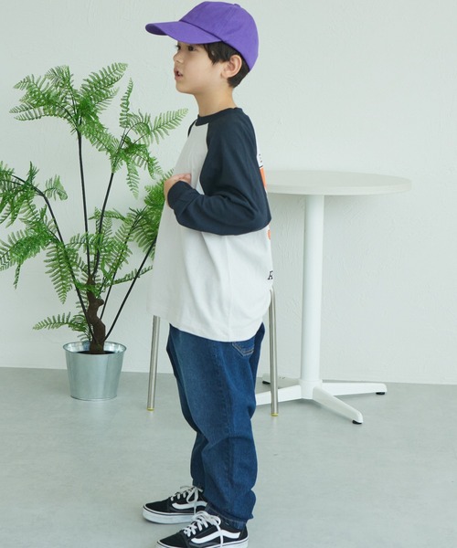 PAIRMANON STREET（ペアマノンストリート）の「【PAIRMANON STREET】アソート バックプリント ラグラン 長袖Tシャツ（Tシャツ/カットソー・キッズ・ブラック系その他3/ブルー系その他/ブルー系その他2/レッド系その他2/イエロー系その他/レッド系その他/ブラウン系その他6/ブラック系その他5/ブラック系その他4・150/140/120/100/130/110/90）」の19枚目の写真