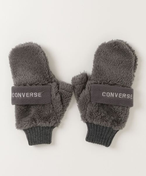 CONVERSE(コンバース)の「【CONVERSE/コンバース】バンドフリース ボアミトン/手袋(手袋・レディース・オフホワイト/グレー/ブラウン・ONE)」の3枚目の写真