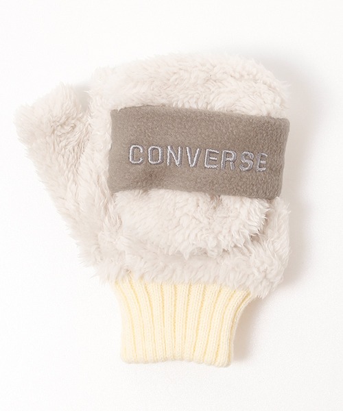 CONVERSE(コンバース)の「【CONVERSE/コンバース】バンドフリース ボアミトン/手袋(手袋・レディース・オフホワイト/グレー/ブラウン・ONE)」の18枚目の写真