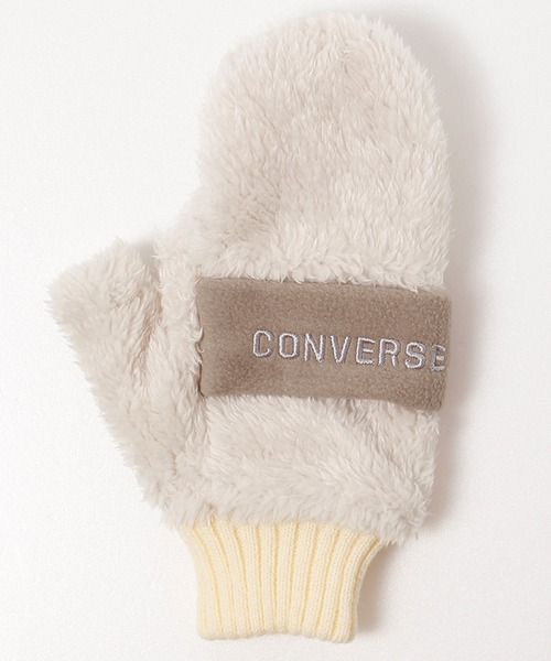CONVERSE(コンバース)の「【CONVERSE/コンバース】バンドフリース ボアミトン/手袋(手袋・レディース・オフホワイト/グレー/ブラウン・ONE)」の17枚目の写真