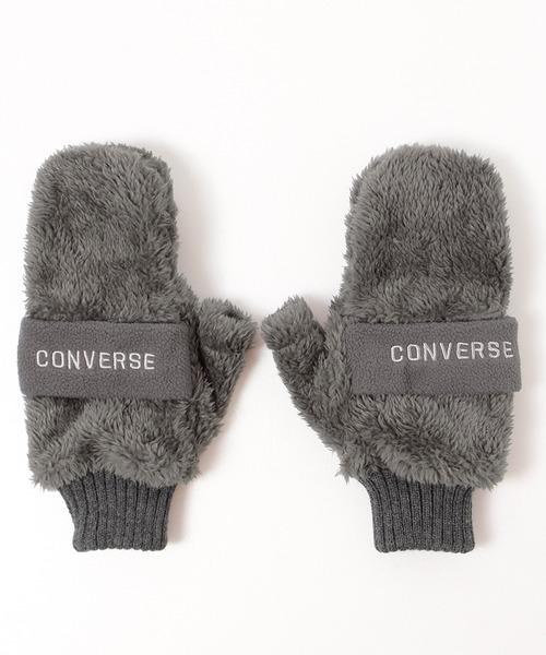 CONVERSE(コンバース)の「【CONVERSE/コンバース】バンドフリース ボアミトン/手袋(手袋・レディース・オフホワイト/グレー/ブラウン・ONE)」の19枚目の写真