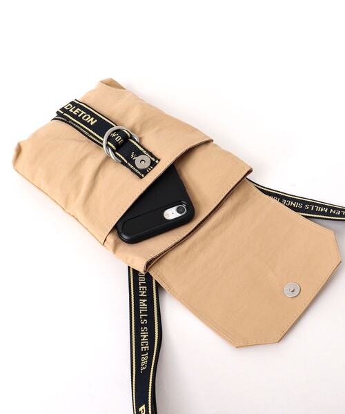 PENDLETON(ペンドルトン)の「【PENDLETON/ ペンドルトン】LOGOTAPE FLAP MINISHOULDER 233034(ショルダーバッグ・メンズ・ブラック/ベージュ・FREE)」の10枚目の写真