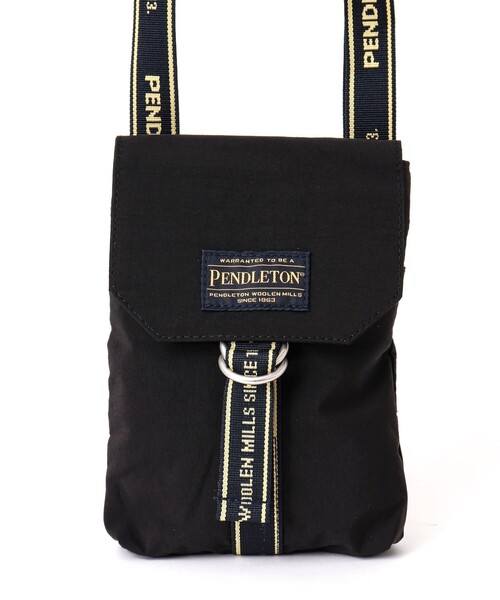 PENDLETON(ペンドルトン)の「【PENDLETON/ ペンドルトン】LOGOTAPE FLAP MINISHOULDER 233034(ショルダーバッグ・メンズ・ブラック/ベージュ・FREE)」の14枚目の写真