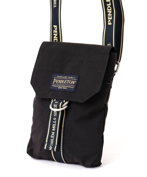 PENDLETON(ペンドルトン)の「【PENDLETON/ ペンドルトン】LOGOTAPE FLAP MINISHOULDER 233034(ショルダーバッグ・メンズ・ブラック/ベージュ・FREE)」の16枚目の写真