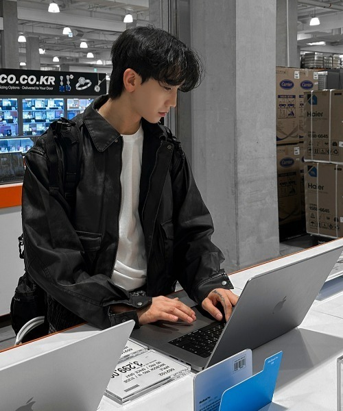 ASCLO レザージャケットFlight Jumper ASCLO（エジュクロ）の「ASCLO 3 TAP Vintage Aviation Flight
