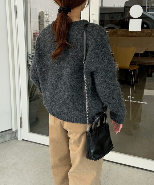 LE MORE（リモア）の「2wayミニトートチェーンバッグ（ショルダーバッグ・レディース・ブラック/シルバー・FREE）」の8枚目の写真