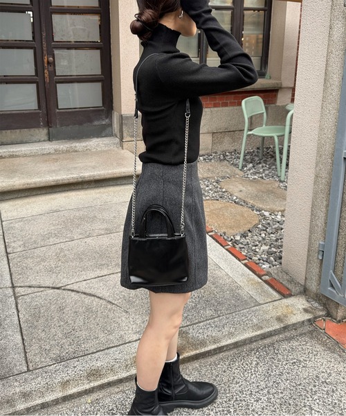 2wayミニトートチェーンバッグ（ショルダーバッグ）｜LE MORE