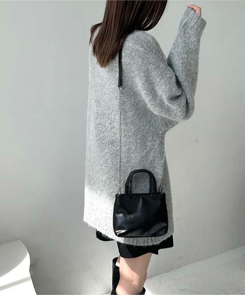 LE MORE（リモア）の「2wayミニトートチェーンバッグ（ショルダーバッグ・レディース・ブラック/シルバー・FREE）」の16枚目の写真