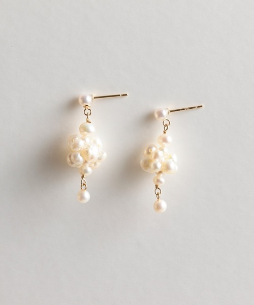 JUPITER（ジュピター）の「【K10】フルーツパールピアス<動画あり>（ピアス（両耳用）・レディース・イエローゴールド・FREE）」の10枚目の写真