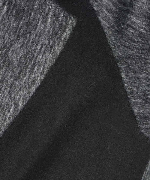 HARE（ハレ）の「ドッキングシャギーコート(HARE)（ダッフルコート・メンズ・グレー/ブラック・SMALL/MEDIUM）」の21枚目の写真