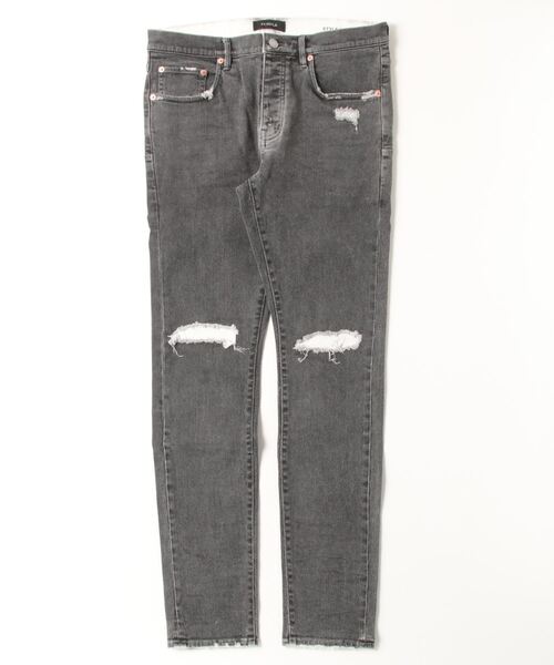 Perfect Suit FActory（パーフェクトスーツファクトリー）の「（PURPLE）デニム（デニムパンツ・メンズ・シルバーグレー/ライトグレー・S）」の2枚目の写真